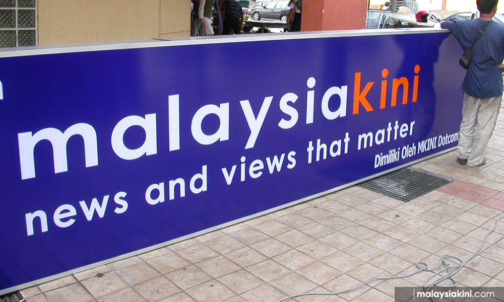 Media Independen Malaysiakini Dituntut