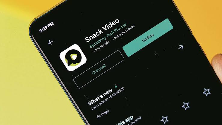 Snack Video resmi diblokir Kementerian Komunikasi dan Informatika (Kominfo) per Selasa,