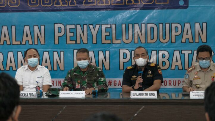 Upaya Penyelundupan Benih Bening Lobster Berhasil di Gagalkan Bea Cukai Juanda