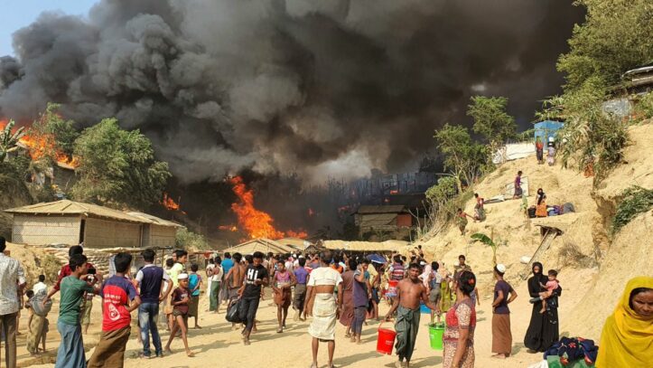 Kebakaran Kamp Rohingya Mulai Diinvestigasi