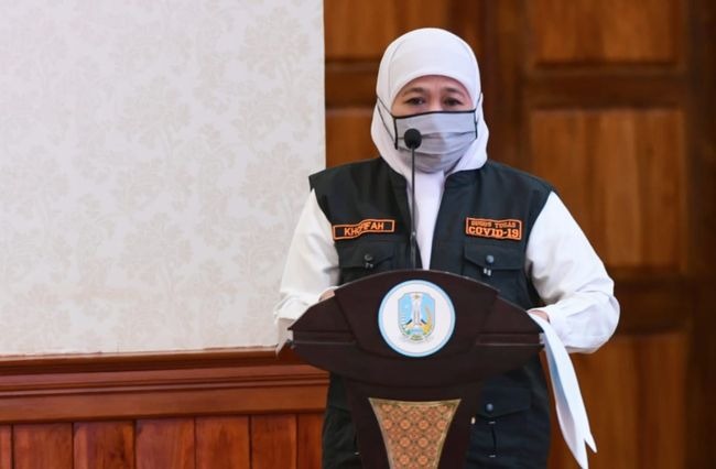 Jelang Dimulainya PTM, Khofifah Minta Sekolah Bentuk Satgas Covid-19