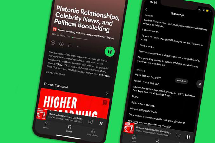 Perbarui Layanan, Spotify Bisa Transkrip Podcast Otomatis