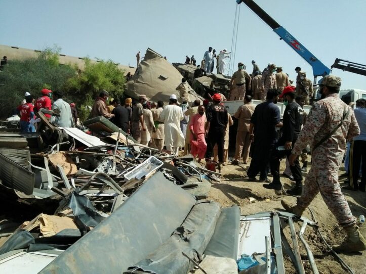 Kecelakaan Kereta di Pakistan, 30 Orang Meninggal