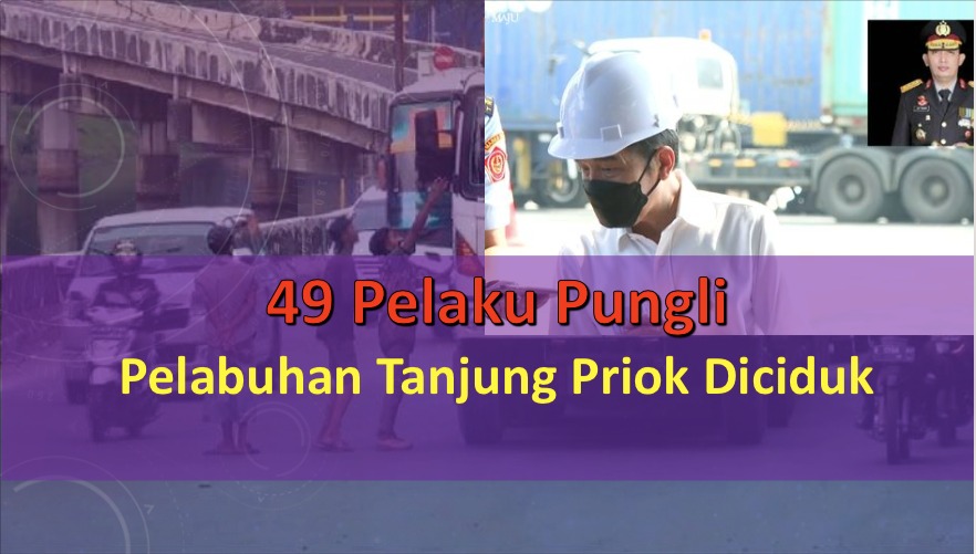 49 Pelaku Pungli Pelabuhan Tanjung Priok Diciduk