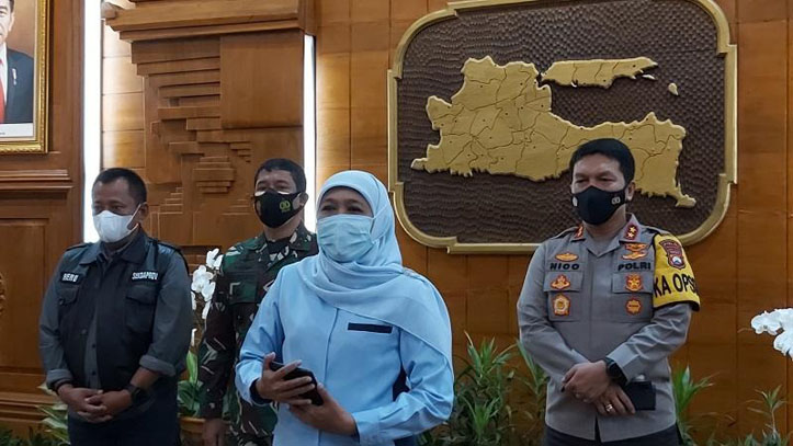 Khofifah Terapkan Mikro Lockdown Daerah Zona Merah di Jatim