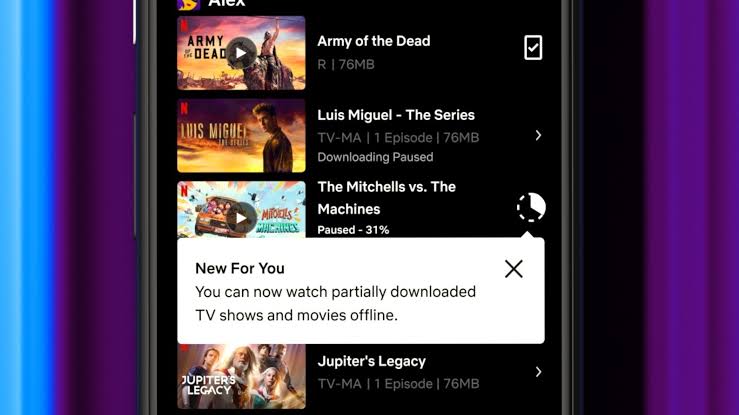 Film di Netflix Bisa Ditonton Meski Belum Kelar Diunduh