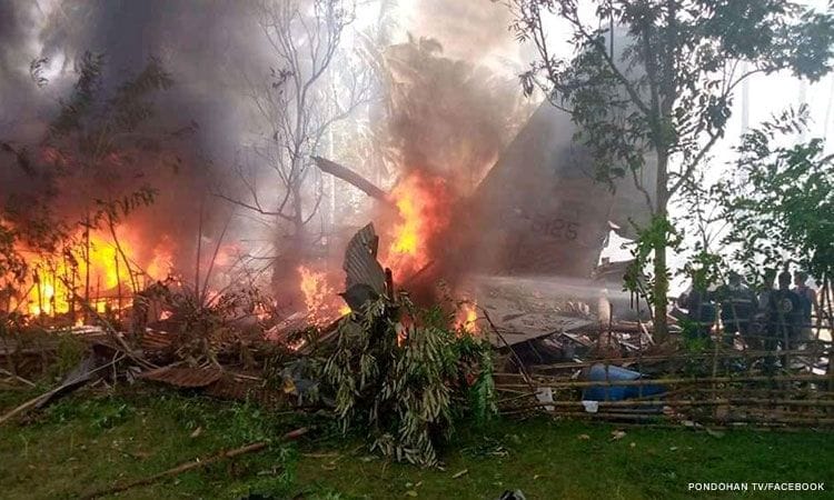 Kecelakaan Pesawat AU Filipina Tewaskan 49 Orang