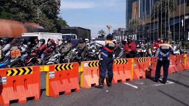 Picu kemacetan, Bundaran Waru Arah Surabaya di Tutup Total
