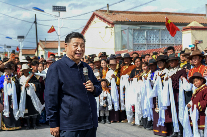 Presiden Cina Xi Jinping Pertama Kali Kunjungi Tibet