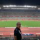Dubes RI untuk Jepang Heri Akhmadi menyaksikan langsung perjuangan Saptoyogo Purnomo di Olympic Stadium, Tokyo Jumat (27/8). Foto KBRI Tokyo