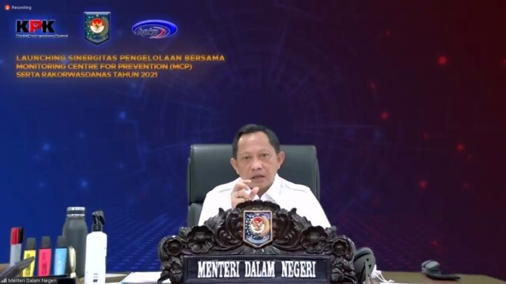 Pencegahan Korupsi, Mendagri: Kepala Daerah Dukung Sistem Pengelolaan MPC