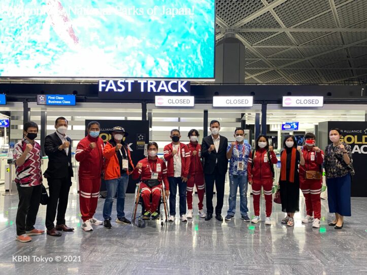 KBRI Tokyo Melepas Kepulangan Kontingen Paralimpiade Indonesia Kloter 2