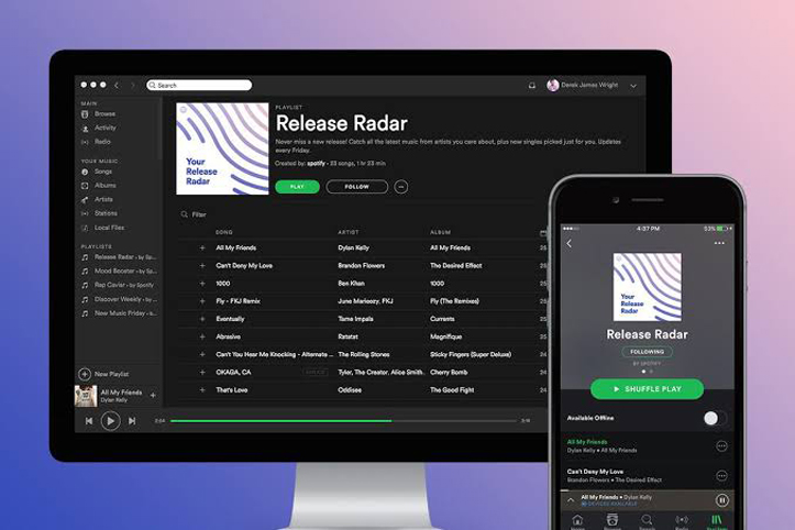 Release Radar Spotify Terbuka Untuk Pengiklan