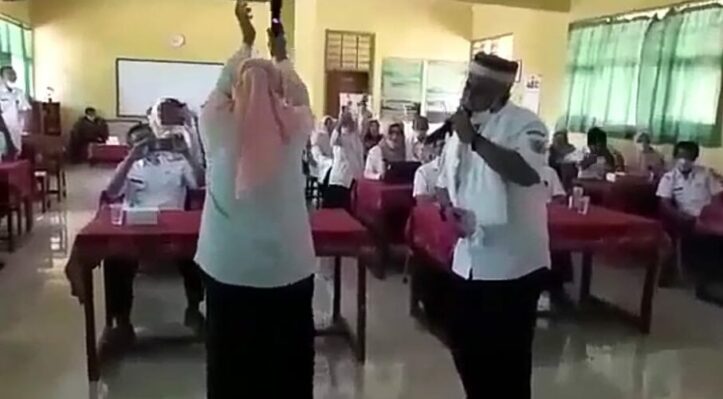 Dangdutan Kadis Dikbud Bondowoso Langgar Prokes