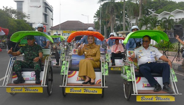 Dongkrak Perekonomian, Pemkab Jember Jadikan Becak dan Ojek Jadi Angkutan Wisata