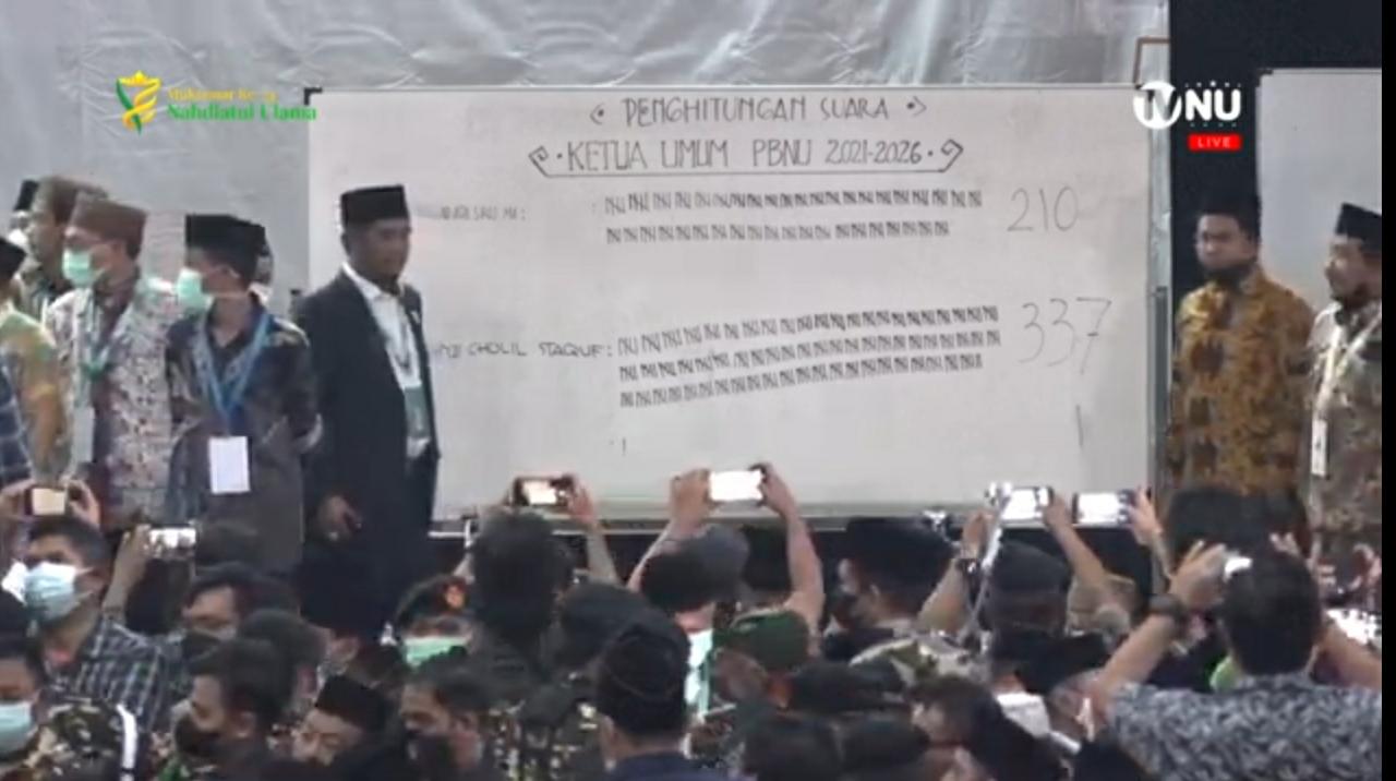 Raih Suara Terbanyak, Gus Yahya Terpilih Jadi Ketua Umum PBNU Periode 2021-2026