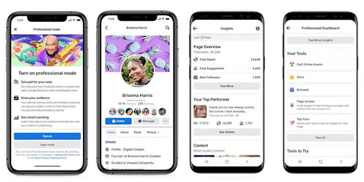 Dengan 'Mode Profesional' Facebook Pengguna Bisa Monetisasi di Halaman Profil