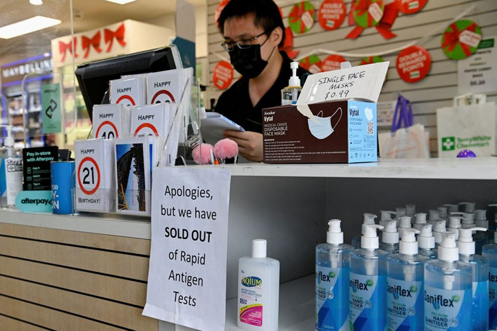 Australia Krisis Alat Tes Rapid Antigen