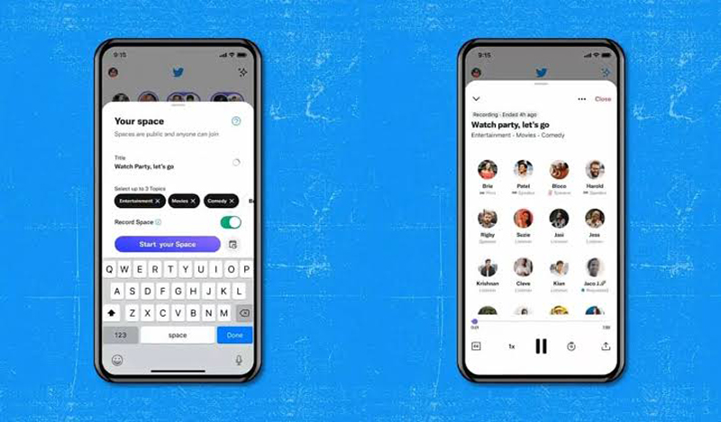 Kini Semua Host Twitter Spaces Bisa Rekam Audio