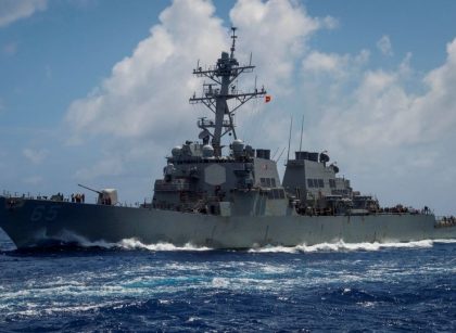 Kapal Amerika Serikat Diusir dari Laut Cina Selatan