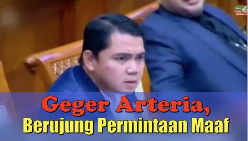 Geger Arteria, Berujung Permintaan Maaf