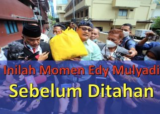 Inilah Momen Edy Mulyadi Sebelum Ditahan
