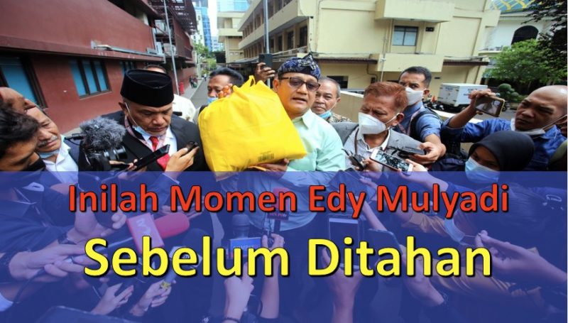 Inilah Momen Edy Mulyadi Sebelum Ditahan