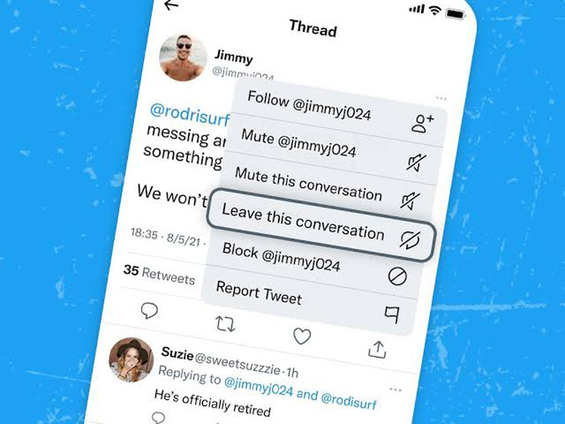 Twitter Uji Coba Fitur “Leave This Conversation”