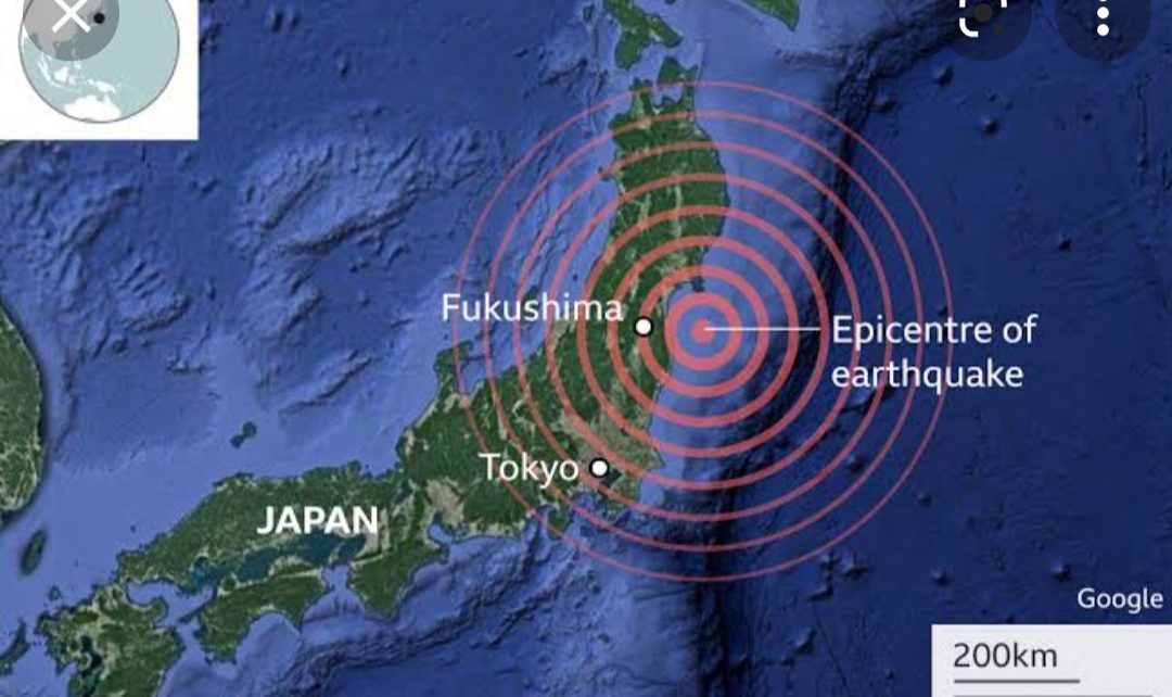 Gempa Besar Guncang Fukushima, Terasa Sampai Tokyo