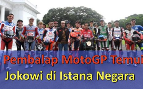 Pembalap MotoGP Temui Jokowi di Istana Negara
