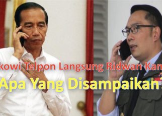 Jokowi Telpon Langsung Ridwan Kamil, Apa Yang Disampaikan?
