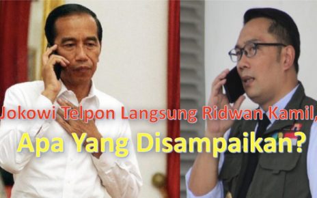 Jokowi Telpon Langsung Ridwan Kamil, Apa Yang Disampaikan?