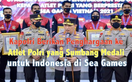 Kapolri Berikan Penghargaan ke Atlet Polri yang Sumbang Medali untuk Indonesia di Sea Games