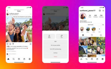 Pengguna Instagram Bisa Menyematkan Unggahan di Grid Profil