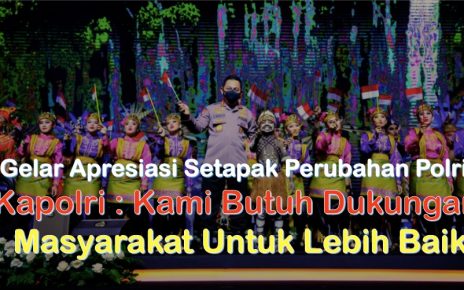 Gelar Apresiasi 'Setapak Perubahan Polri', Kapolri: Kami Butuh Dukungan Masyarakat Untuk Lebih Baik