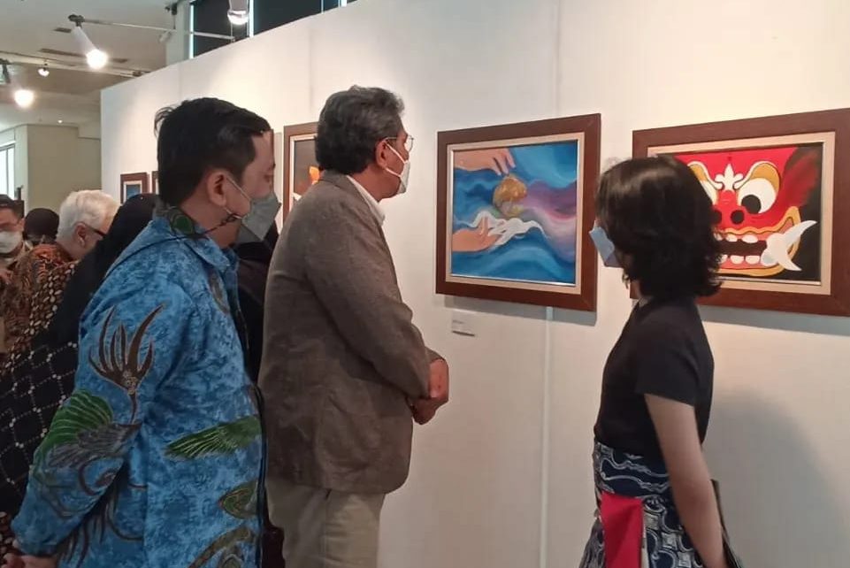 Siswa SMA Labschool Gelar Pameran Seni Rupa "Jendela Nusantara" di Museum Nasional