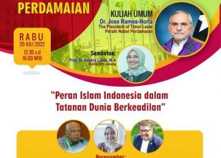 Presiden Timor Leste José Manuel Ramos-Horta Berikan Kuliah Umum di UIN Jakarta