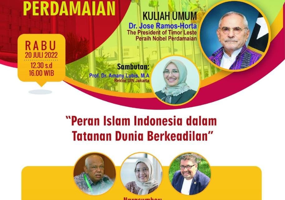 Presiden Timor Leste José Manuel Ramos-Horta Berikan Kuliah Umum di UIN Jakarta