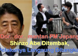 Dor.. dor.. mantan PM Jepang Shinzo Abe Ditembak, Pelakunya Langsung Ditangkap