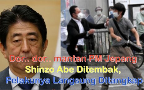 Dor.. dor.. mantan PM Jepang Shinzo Abe Ditembak, Pelakunya Langsung Ditangkap