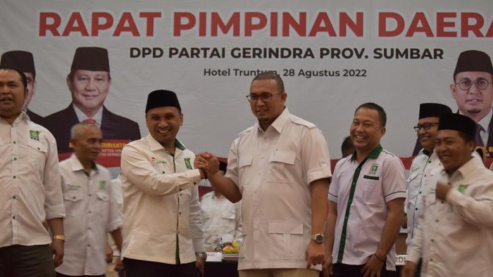 Rapimda Gerindra Sumbar Tetapkan Prabowo Capres, PKB Siap Mendukung