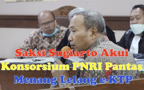 Saksi Sugiarto Akui Konsorsium PNRI Pantas Menang Lelang e-KTP