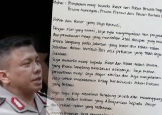 Tulis Surat Penyesalan, Ferdy Sambo Memohon Maaf, dan Siap Tanggung Jawab