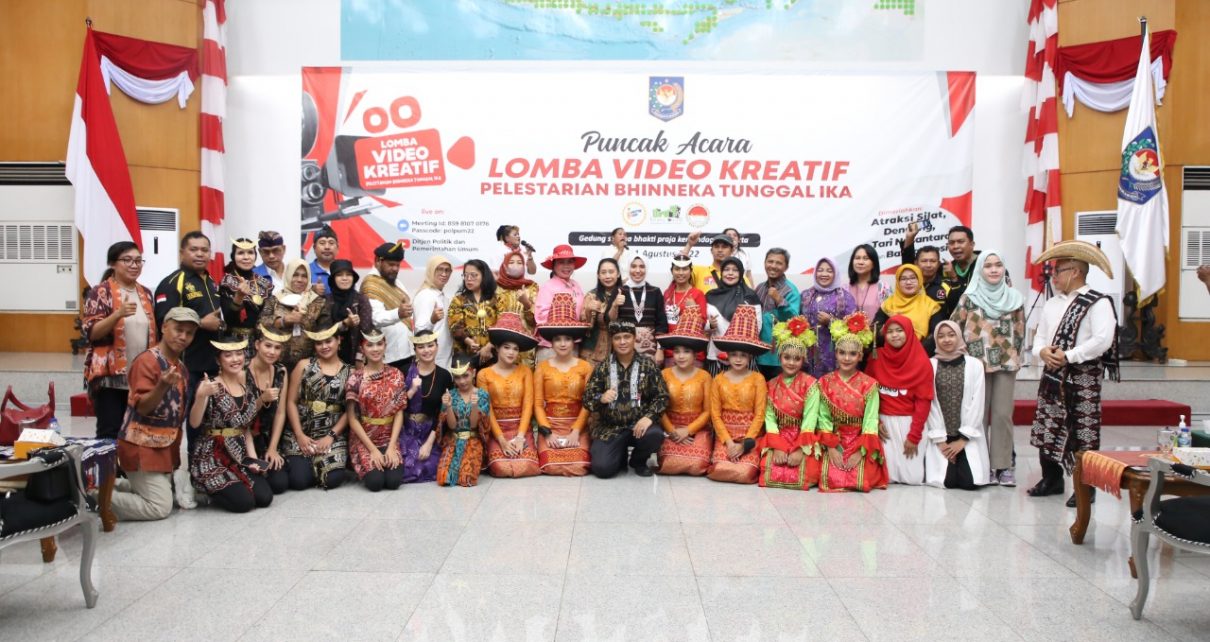 Ditjen Pol & PUM Kemendagri Gelar Puncak Acara Lomba Video Kreatif Pelestarian Bhinneka Tunggal Ika