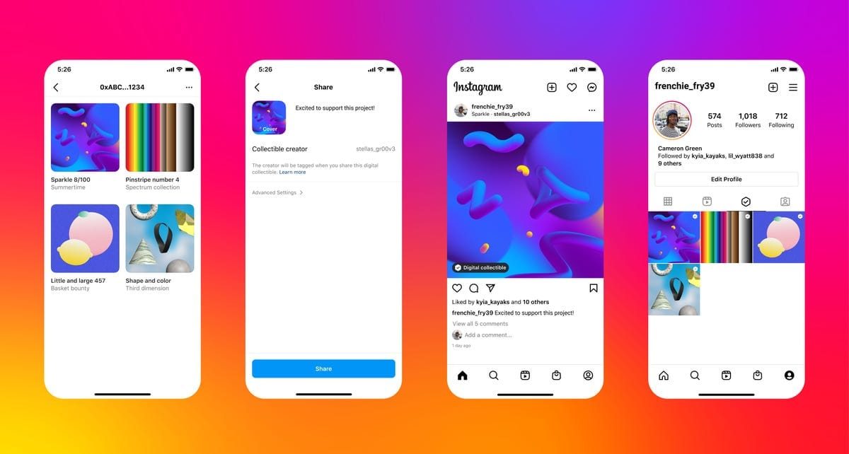 Bikin dan Jual-Beli NFT Bisa di Instagram