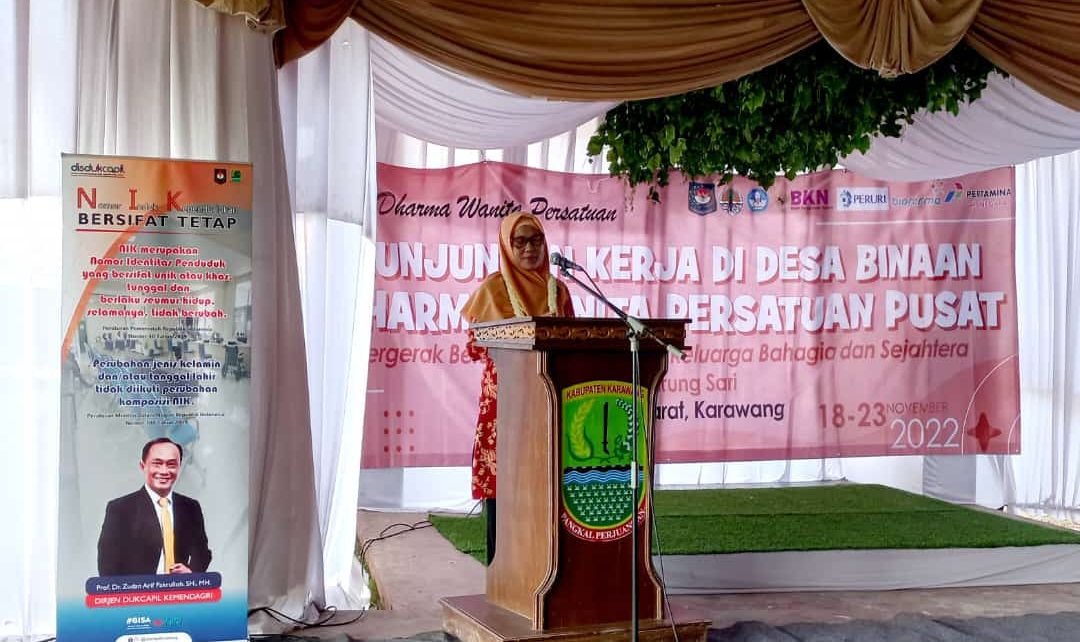 DWP Pusat Dengan Dukcapil, Terbitkan 1.028 Dokumen Adminduk di Karawang