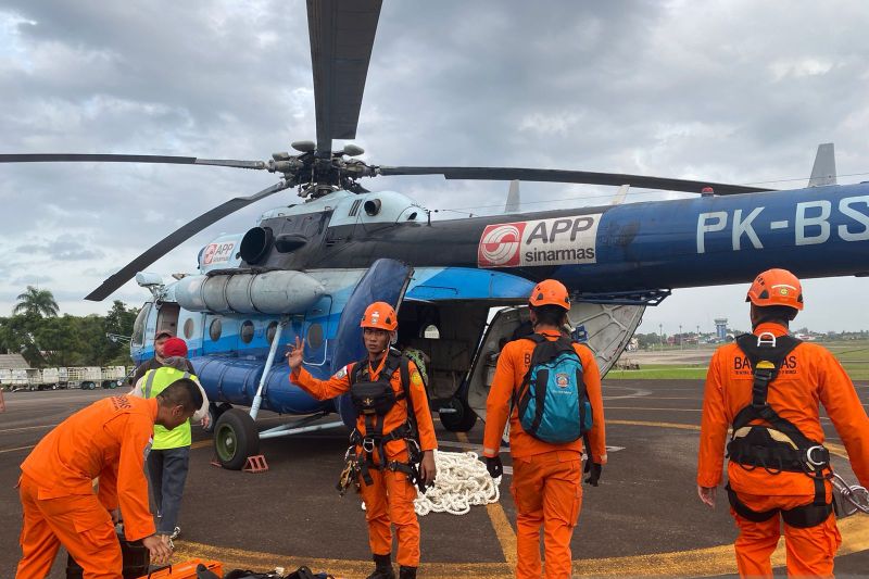 Alhamdulillah! 8 Penumpang Helikopter Rombongan Kapolda Jambi Dipastikan Selamat
