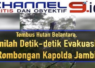 Tembus Hutan Belantara, Inilah Detik-detik Evakuasi Rombongan Kapolda Jambi