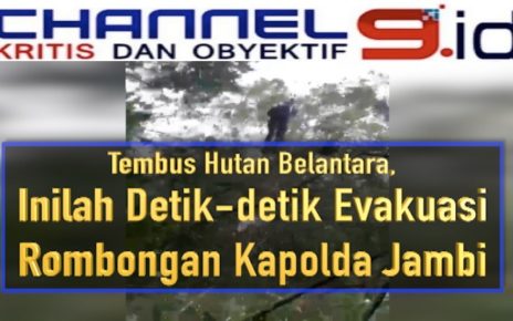 Tembus Hutan Belantara, Inilah Detik-detik Evakuasi Rombongan Kapolda Jambi