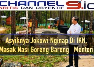 Asyiknya Jokowi Nginap di IKN, Masak Nasi Goreng Bareng Menteri